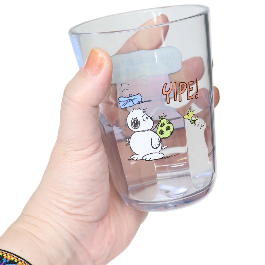 スヌーピー タンブラー クリアタンブラー 370ml ONE SCENE WAKE UP ピーナッツ カミオジャパン プレゼント 日本製 キャラクター グッズ シネマコレクション