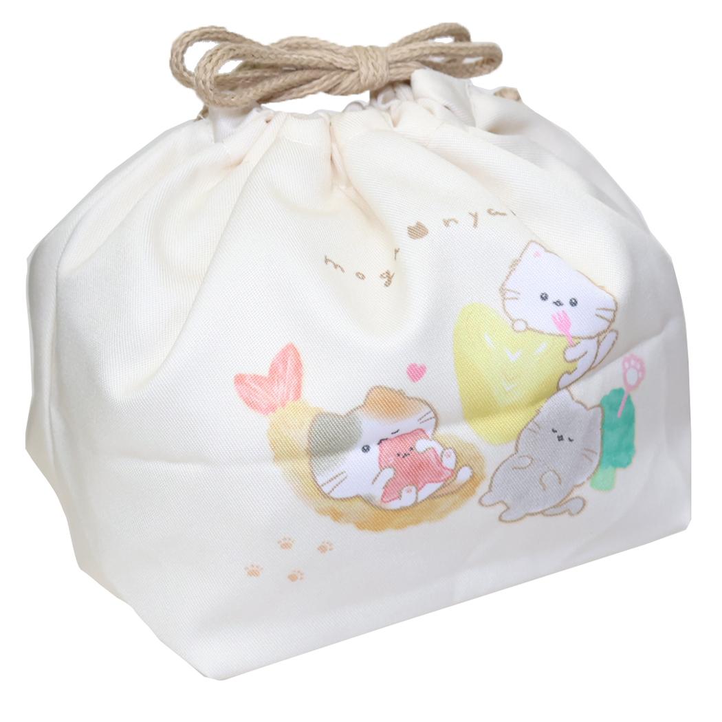 お弁当きんちゃくポーチ ランチ巾着 もぐにゃん カミオジャパン 新学期準備 かわいい メール便可