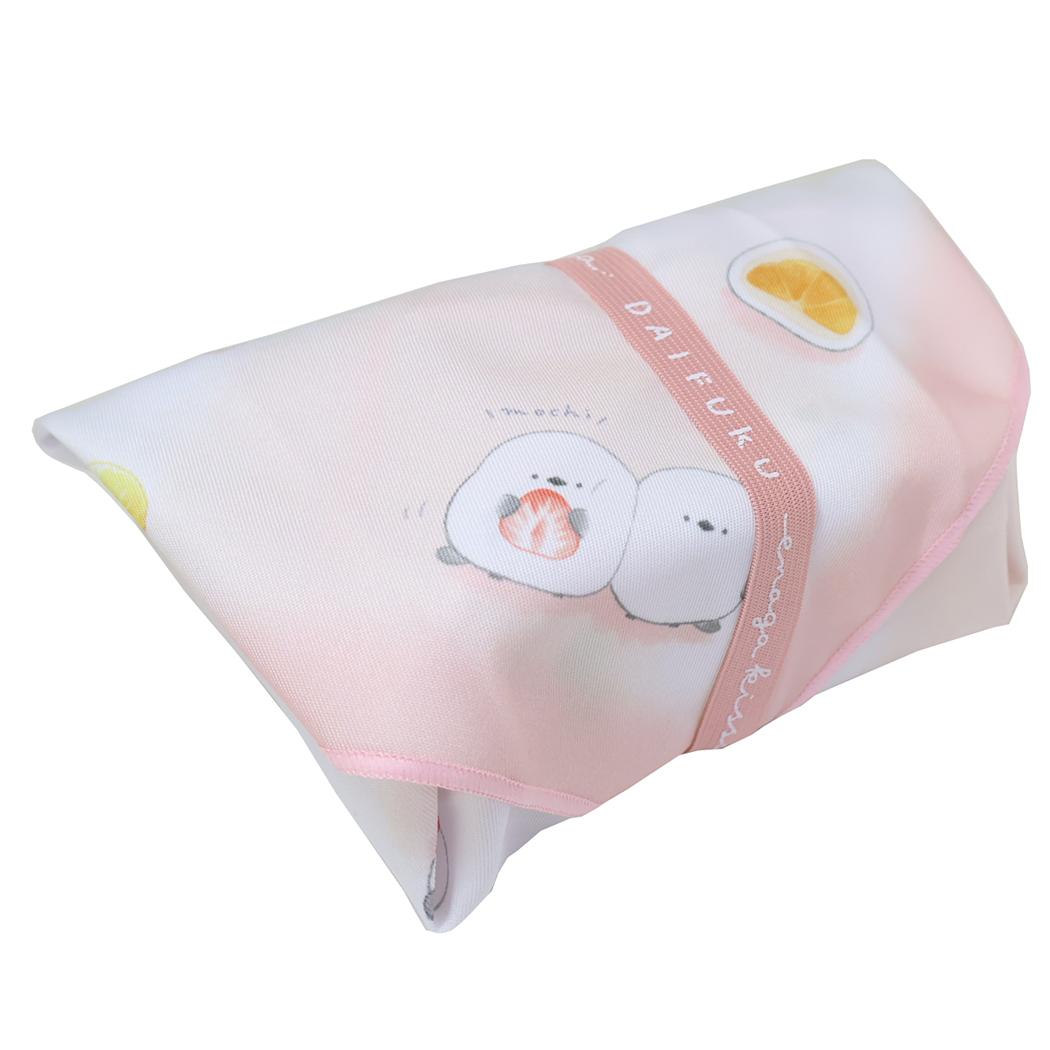 ゴム付きランチクロス お弁当箱ナフキン だいふくエナガ 喫茶 カミオジャパン 新学期準備 かわいい メール便可