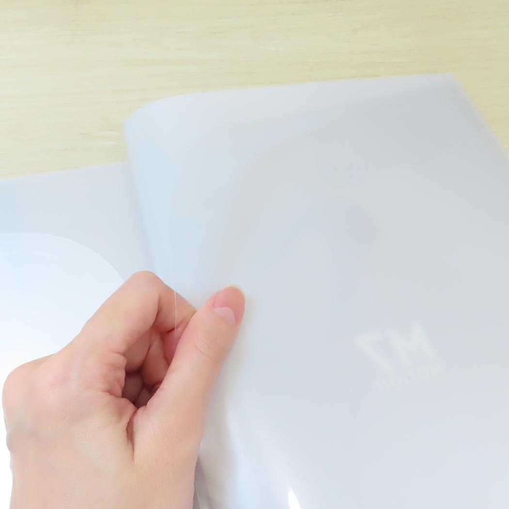 10ポケットクリアファイル ポケットファイル MOTiON gray カミオジャパン 新学期準備文具 シンプル