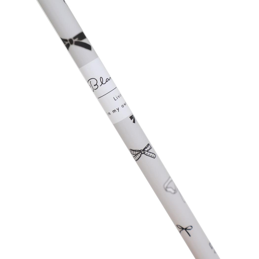 マット軸 鉛筆 2B えんぴつ Blanoir ブラノワール Mist Ribbon カミオジャパン 筆記用具 小学生 日本製 新学期準備文具 メール便可