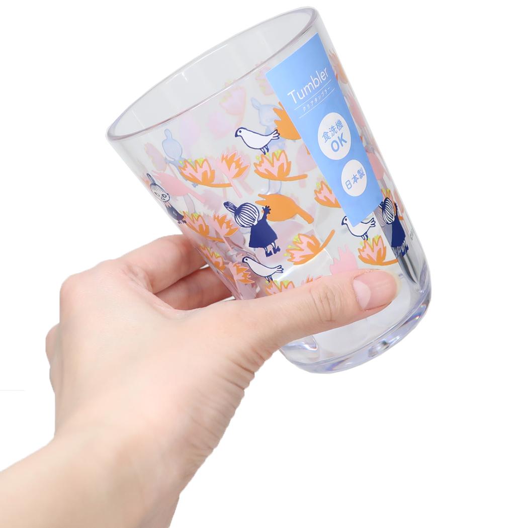 クリアタンブラー370ml タンブラー ムーミン LMF26 ちらし 北欧 カミオジャパン 日本製