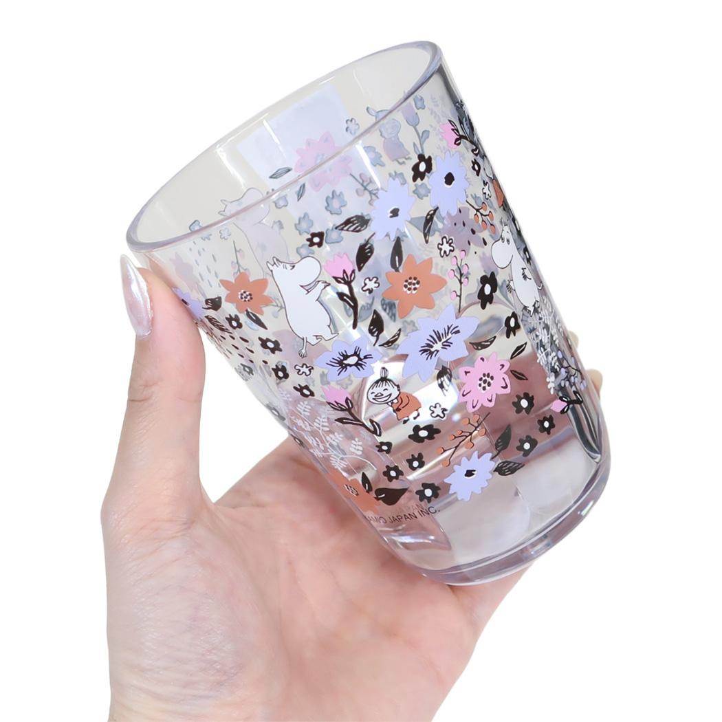 ムーミン タンブラー クリアタンブラー370ml PIENI ONNI ちらし 北欧 カミオジャパン 日本製 キャラクター グッズ シネマコレクション