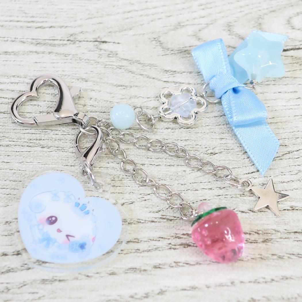 まじかるベリーベリー キーリング ジャラジェムキーホルダー vol.3 ぶるべりー カミオジャパン チャーム かわいい グッズ メール便可 シネマコレクション