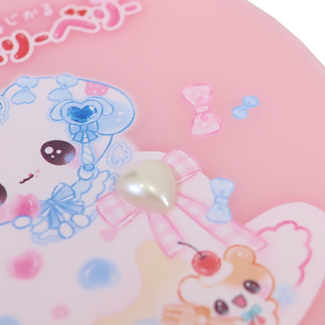 まじかるベリーベリー 手鏡 ストーンつきハートミラー vol.3 ピンク カミオジャパン 化粧直し かわいい グッズ メール便可 シネマコレクション
