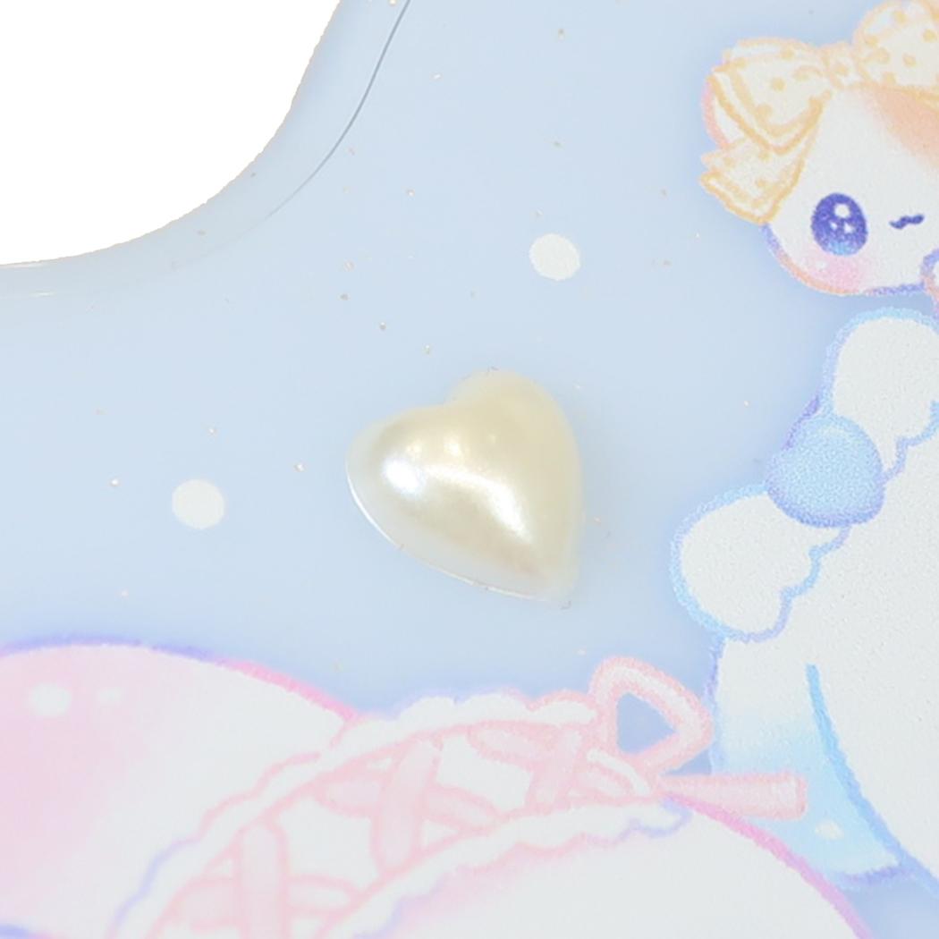 まじかるベリーベリー 手鏡 ストーンつきハートミラー vol.3 ブルー カミオジャパン 化粧直し かわいい グッズ メール便可 シネマコレクション