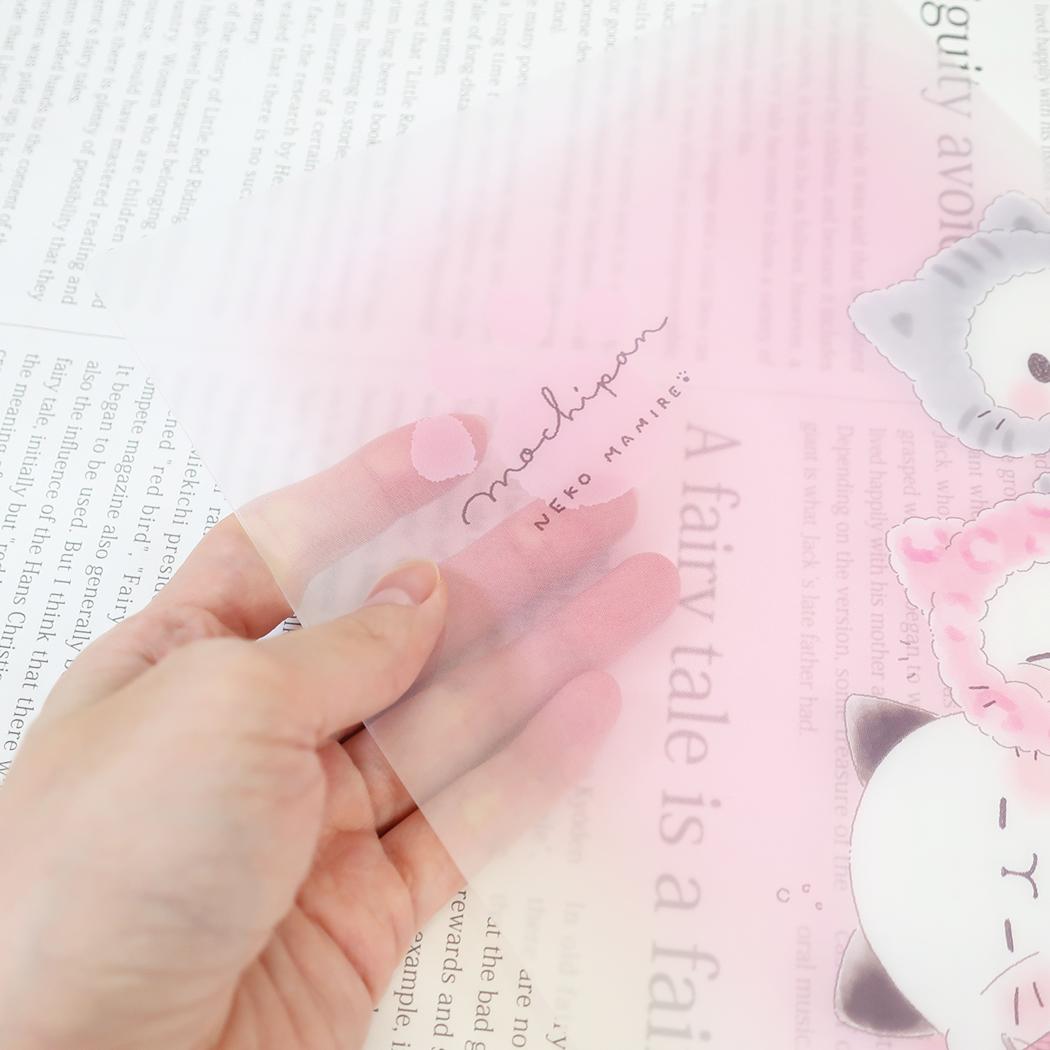 もちもちぱんだ 下じき 下敷き ねこまみれ カミオジャパン