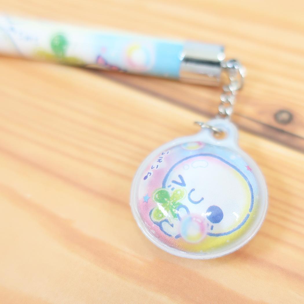 ぷくぷくあわわちゃん えんぴつ ドロップチャーム鉛筆2B クローバー カミオジャパン