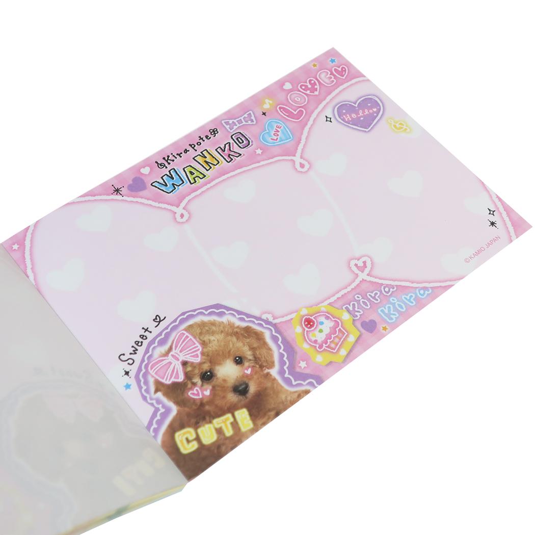 平成ファンシー メモ帳 ホログラム A6 メモ kirapote WANKO カミオジャパン