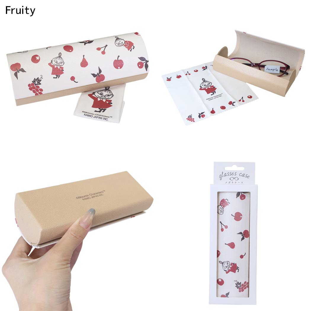 ムーミン 眼鏡ケース クロス付メガネケース Fruity 北欧 カミオジャパン