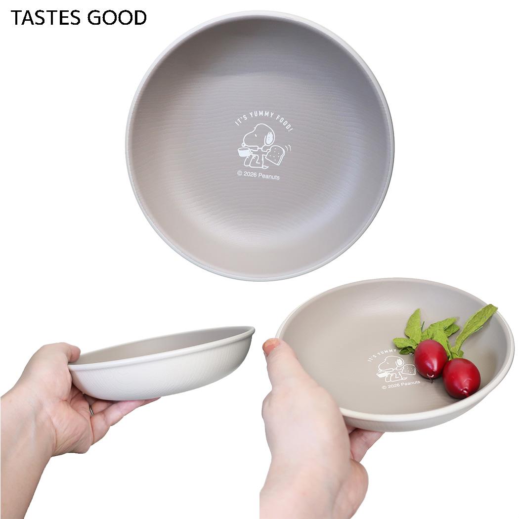 スヌーピー 中皿 ランチプレートM TASTES GOOD ピーナッツ カミオジャパン