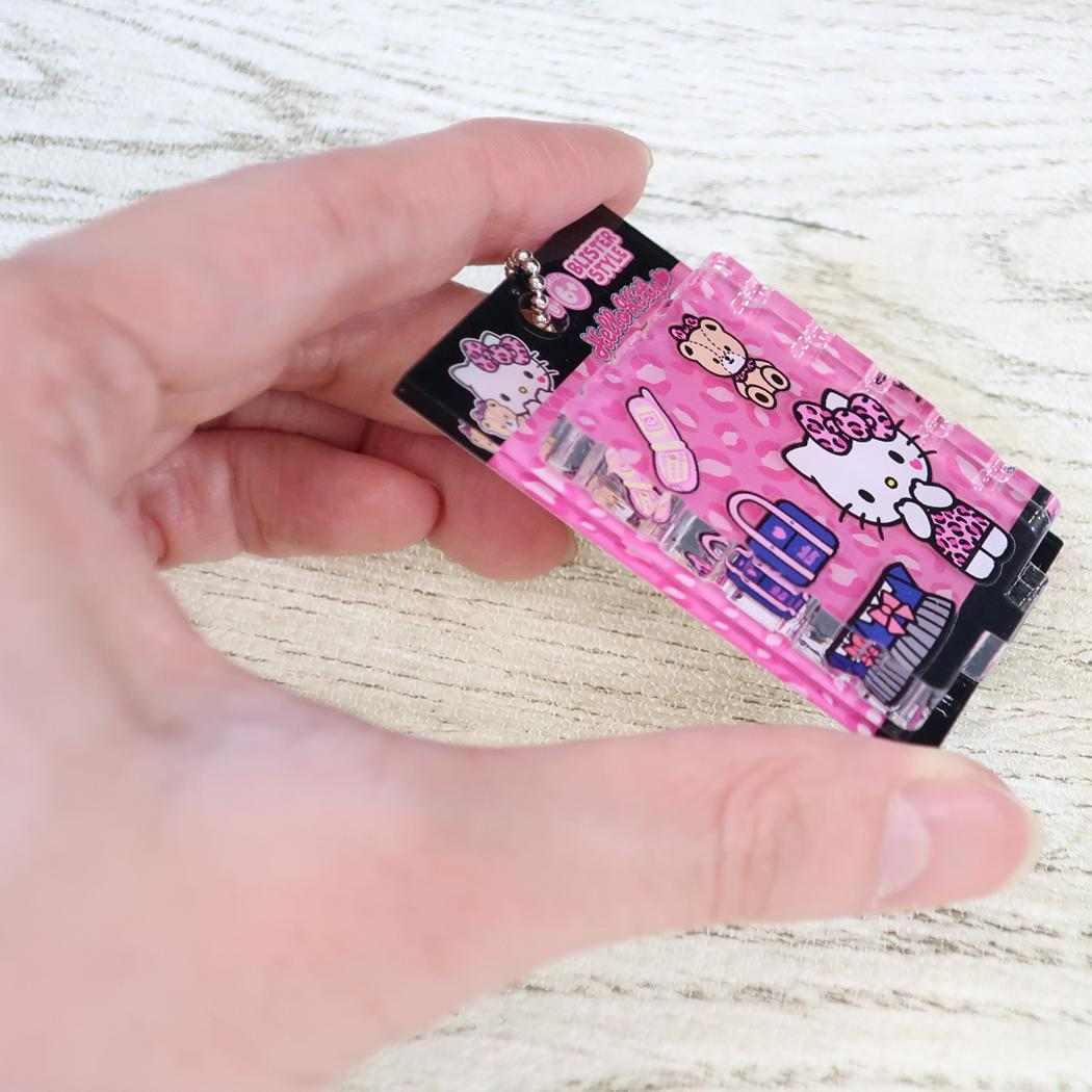 ハローキティ キーリング ブリスター風アクリルキーホルダー ギャル サンリオ カミオジャパン