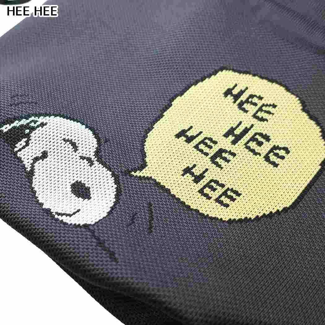 スヌーピー 巾着袋 ニット 巾着 2WAYバッグ HEE HEE ピーナッツ カミオジャパン