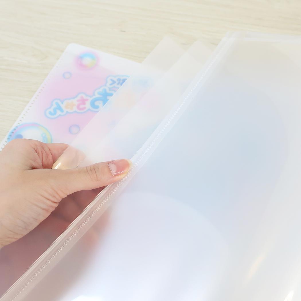 ぷくぷくあわわちゃん ポケットファイル ファスナー付 6ポケット クリアファイル パッケージ カミオジャパン