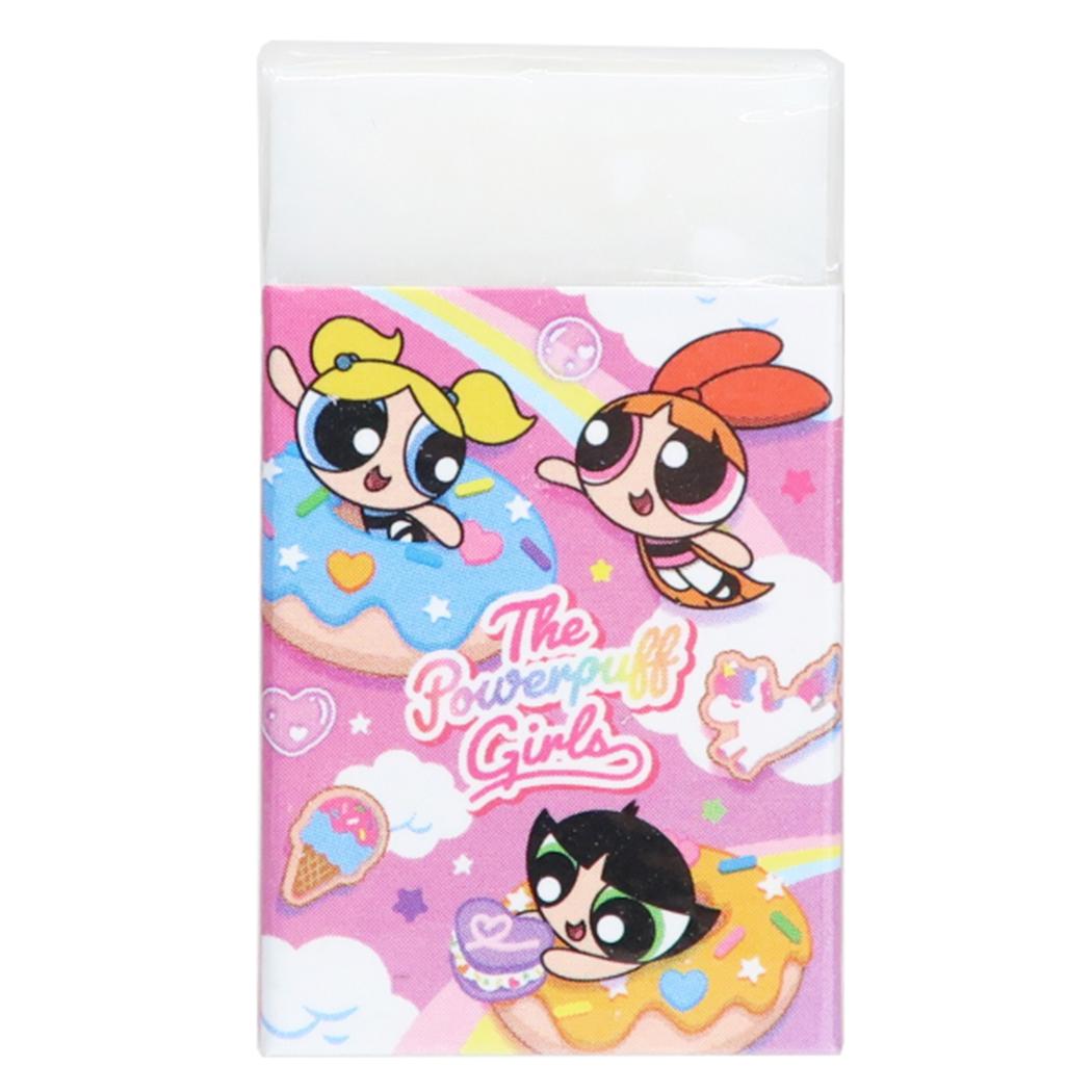 パワーパフガールズ けしごむ まとまるくん 消しゴム カラフルドーナツ カミオジャパン