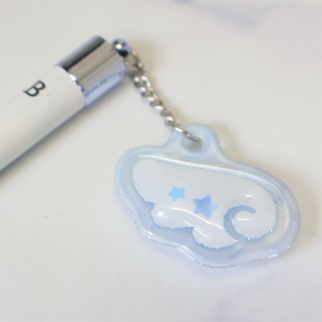 えんぴつ milky blue ドロップチャーム鉛筆2B チェック カミオジャパン