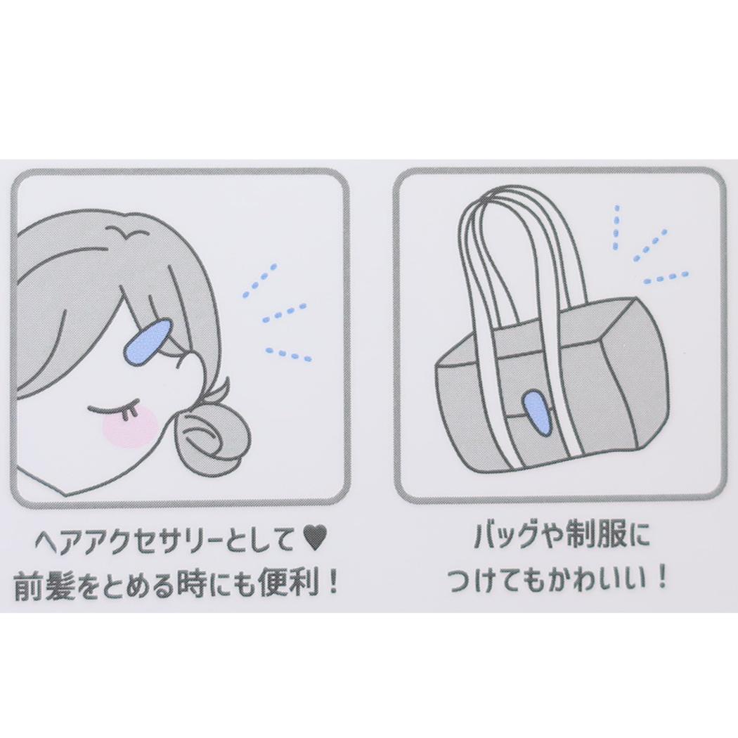 ヘアクリップ ヘアアクセ クロミ サンリオ カミオジャパン 前髪クリップ メール便可