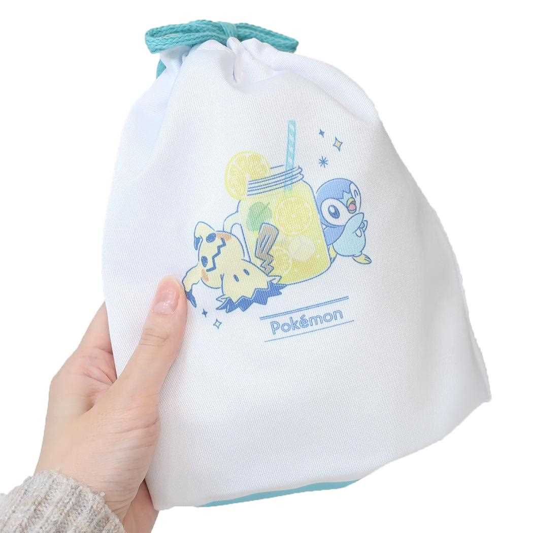 マチ付ききんちゃくポーチ 巾着袋 ポケットモンスター HAPPY DRINK 新入学 ポケモン カミオジャパン 新学期準備 メール便可