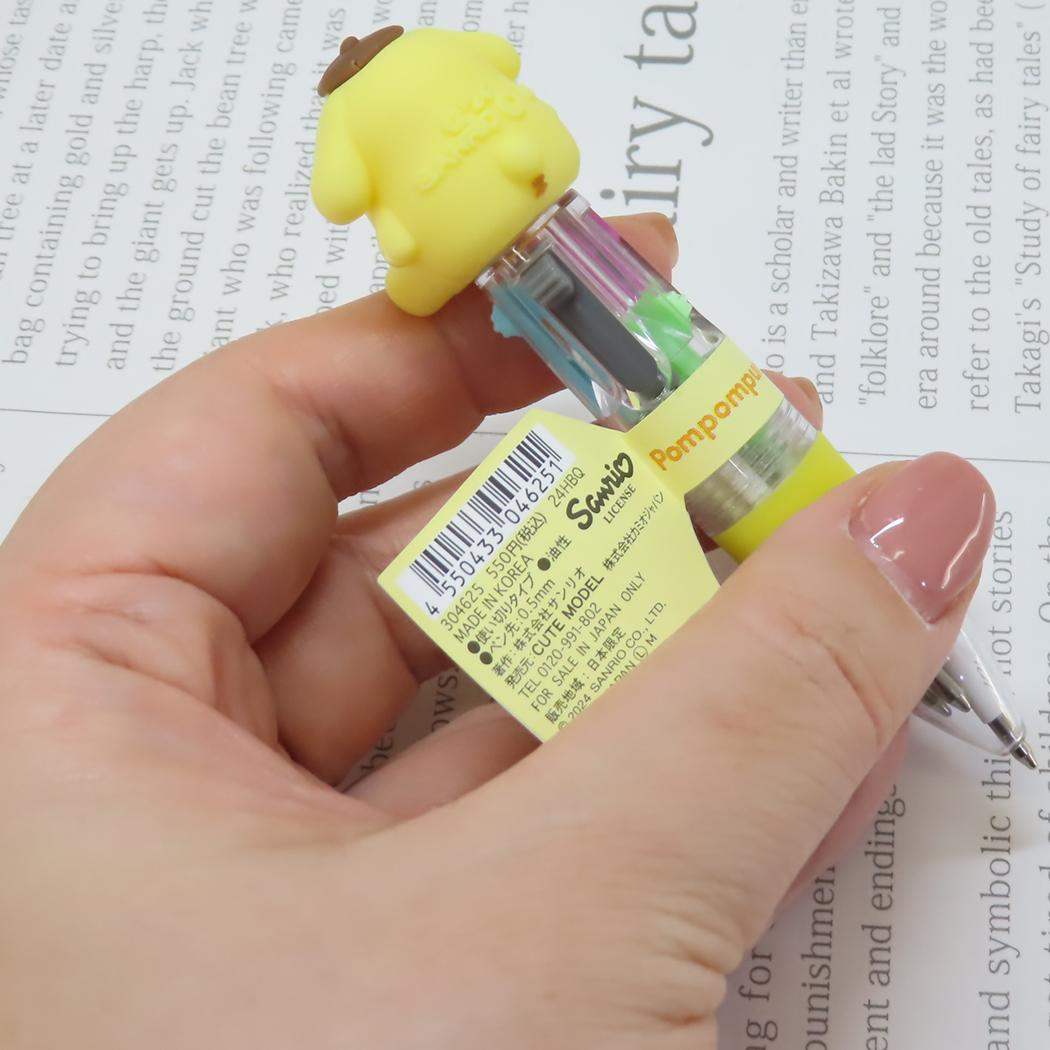 マスコットミニボールペン ボールペン ポムポムプリン サンリオ カミオジャパン 新学期準備文具 メール便可