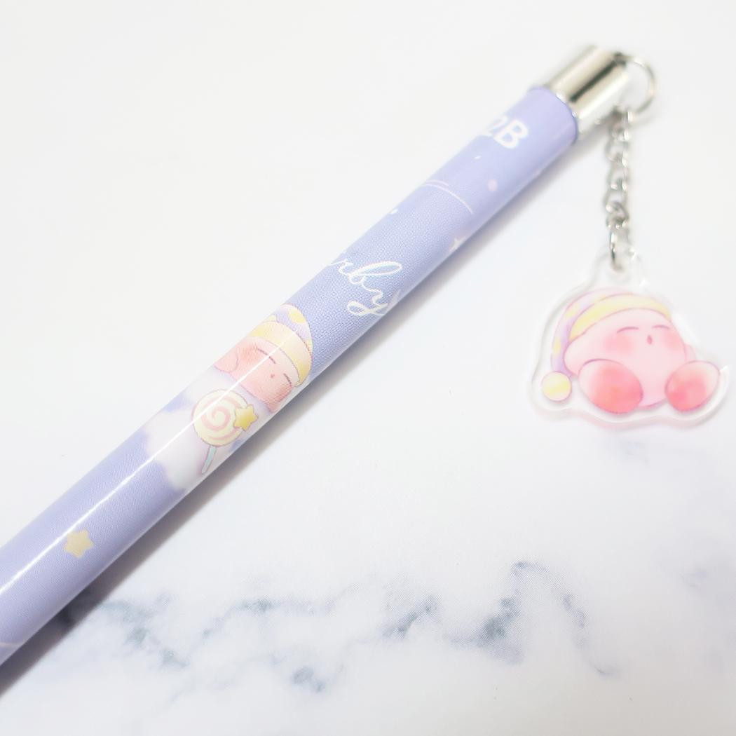 星のカービィ 鉛筆 アクリルチャーム鉛筆2B PUPUPU STARLIGHT カミオジャパン 新学期準備文具 キャラクター グッズ メール便可 シネマコレクション