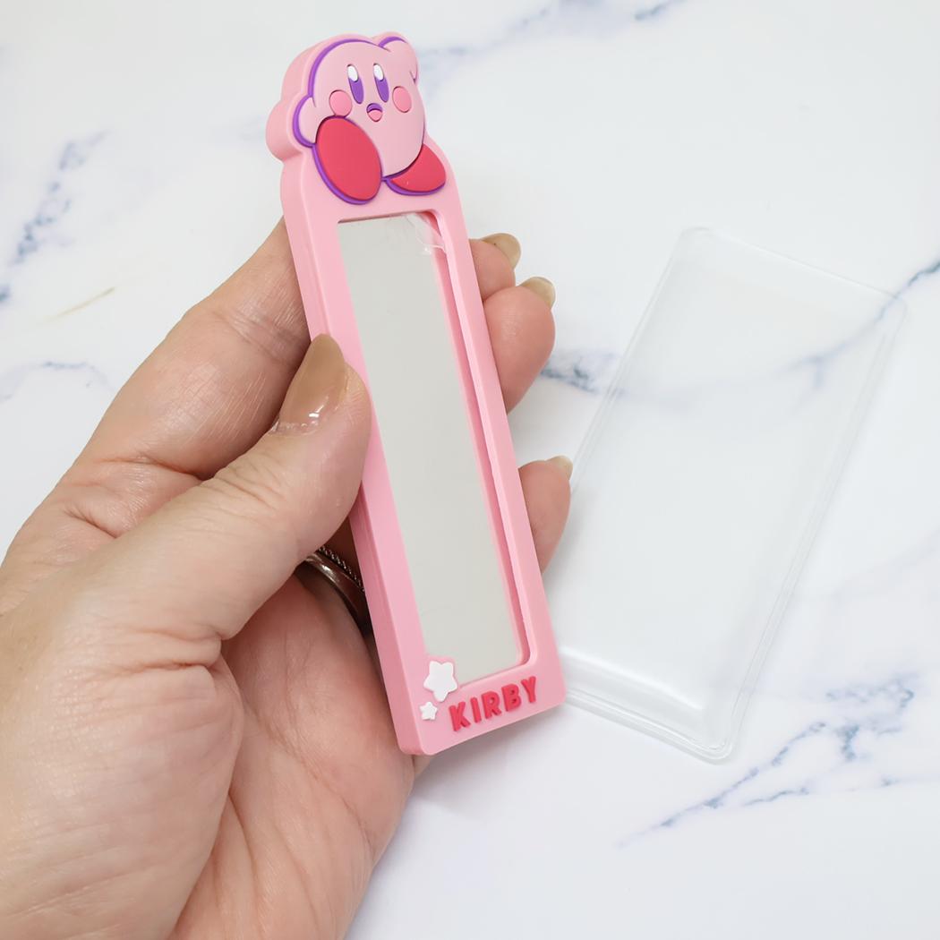 星のカービィ 手鏡 スリムラバーミラー カミオジャパン コンパクトミラー キャラクター グッズ メール便可 シネマコレクション