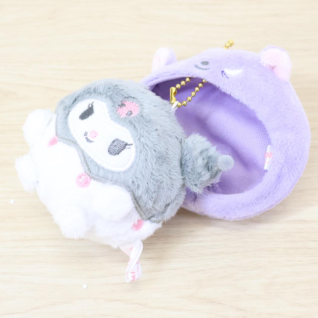 クロミ マスコット かくれぬいキーホルダー サンリオ カミオジャパン ミニぬいぐるみボールチェーン キャラクター グッズ シネマコレクション