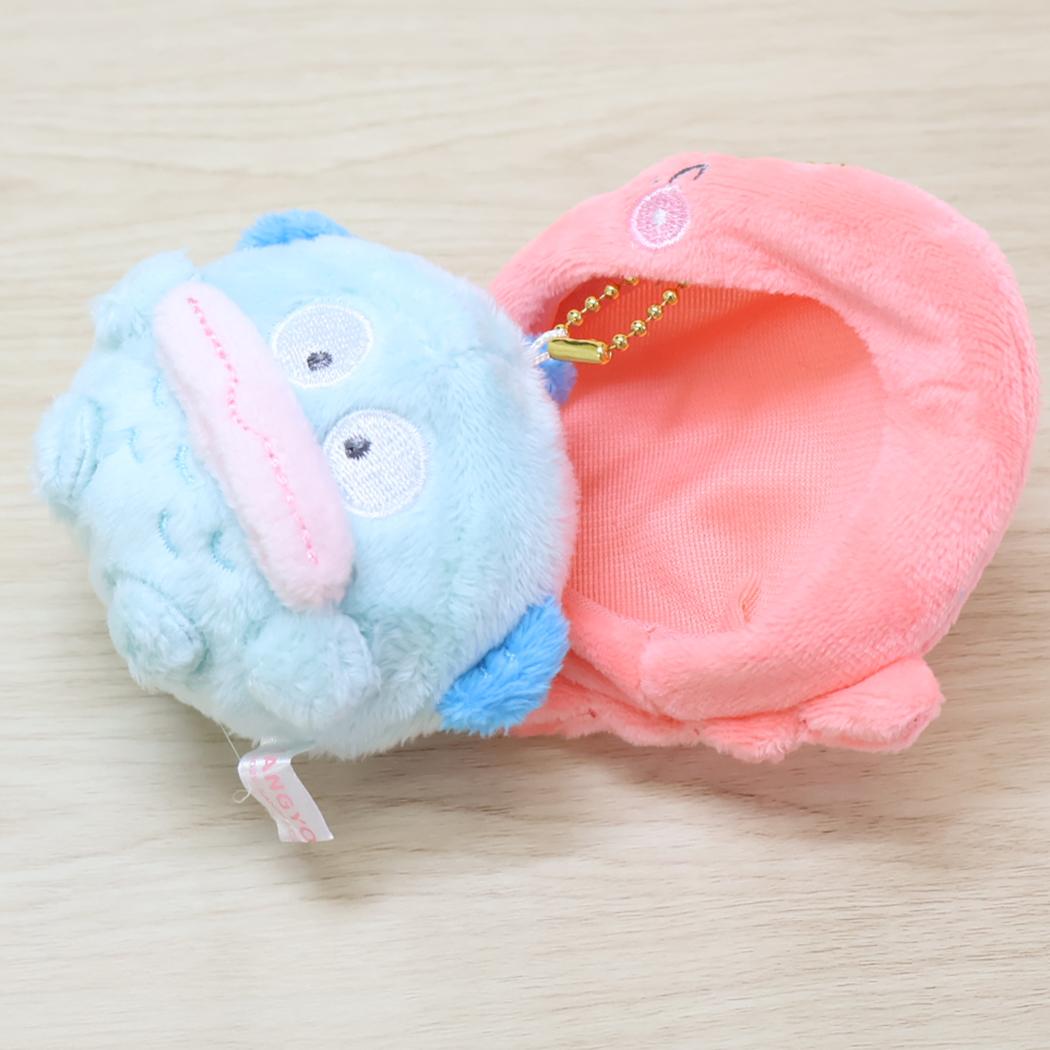 ハンギョドン マスコット かくれぬいキーホルダー サンリオ カミオジャパン ミニぬいぐるみボールチェーン キャラクター グッズ シネマコレクション