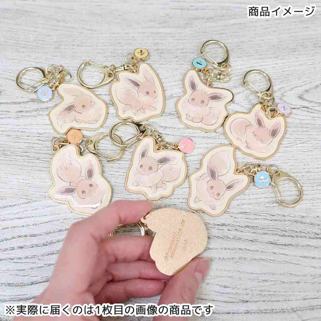 ポケットモンスター キーリング イニシャルキーホルダー R イーブイ ポケモン カミオジャパン プレゼント キャラクター グッズ メール便可 シネマコレクション