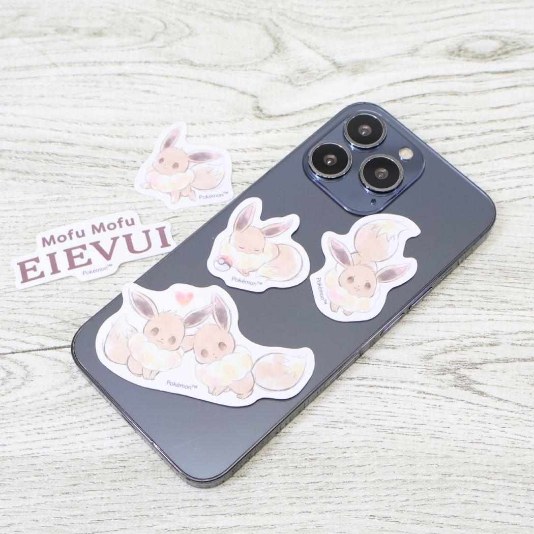 ポケットモンスター フレークシール ミニデココラージュシール イーブイ ピンク ポケモン カミオジャパン 耐水耐光 キャラクター グッズ メール便可 シネマコレクション