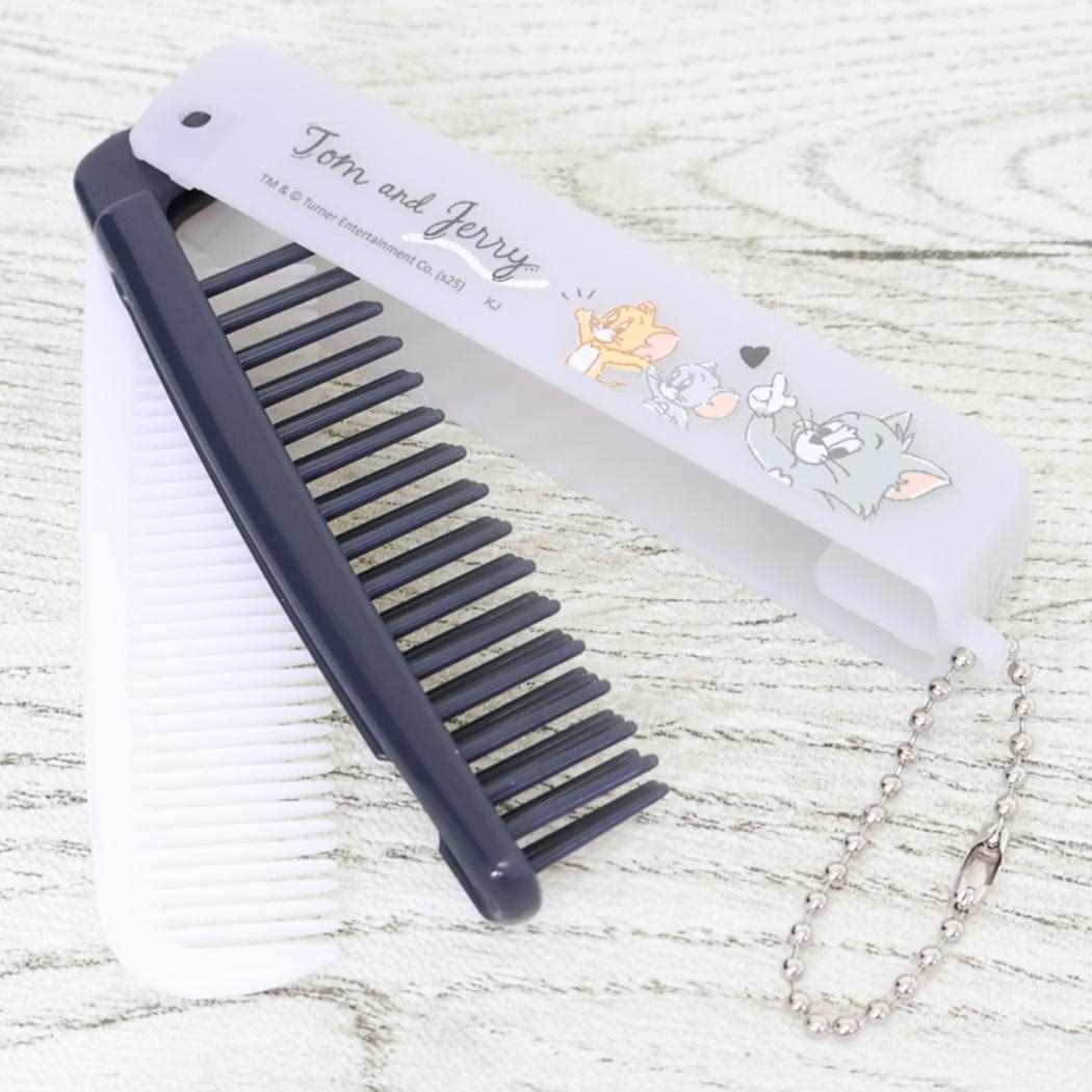 トムとジェリー ヘアブラシ 折りたたみブラシ&コーム Doodle Touch ワーナーブラザース カミオジャパン プレゼント かわいい 折りたたみくし キャラクター グッズ シネマコレクション