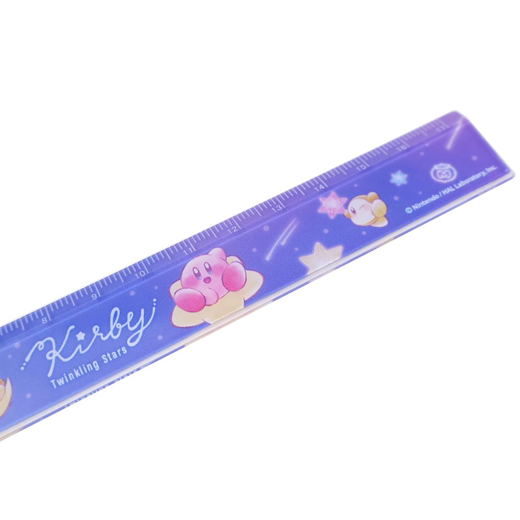 星のカービィ ものさし スリム17cm定規 Twinkling Stars カミオジャパン 新学期準備文具 キャラクター グッズ メール便可 シネマコレクション
