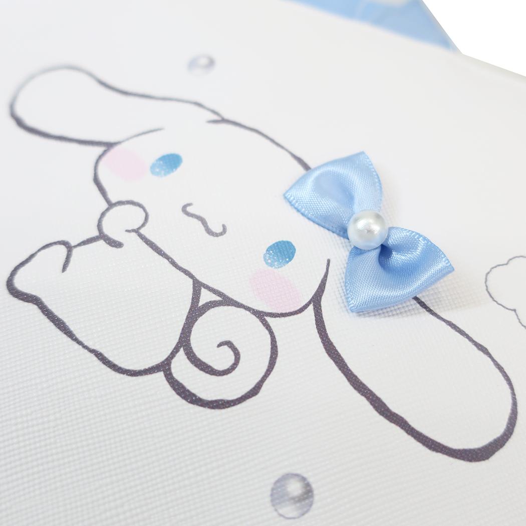 シナモロール ランチバッグ 保冷バッグ 保冷ポーチ モノクロリボン サンリオ カミオジャパン ミニトート お弁当かばん キャラクター グッズ シネマコレクション