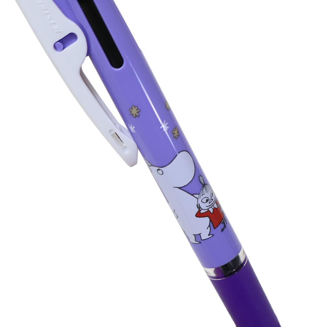 ムーミン 黒赤青3色ボールペン ジェットストリーム 0.5 ニョロニョロいっぱい 北欧 カミオジャパン 新学期準備文具 三菱鉛筆 リフィル交換可能 キャラクター グッズ メール便可 シネマコレクション