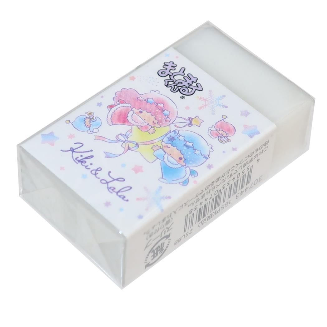 リトルツインスターズ 消しゴム まとまるくん消しゴム ケシゴム 雪灯りのファンタジー サンリオ カミオジャパン 新学期準備文具 小学生 中学生 かわいい キャラクター グッズ メール便可 シネマコレクション