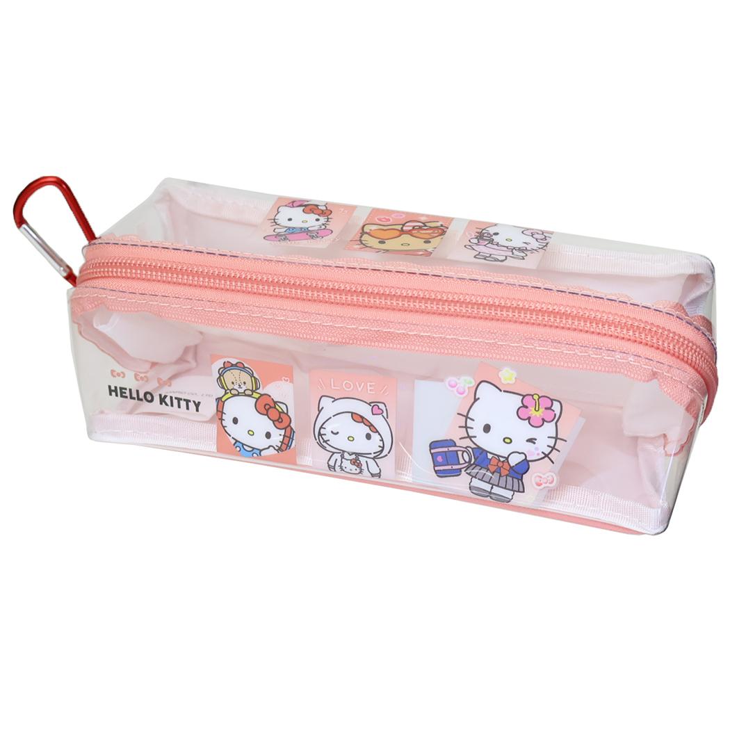 ハローキティ ペンポーチ ターンオープンペンケース ハイ!ポーズ! サンリオ カミオジャパン 筆箱 新学期準備文具 かわいい キャラクター グッズ シネマコレクション