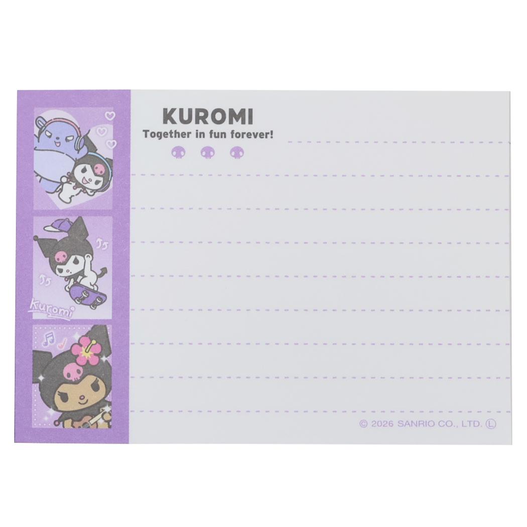 クロミ メモ帳 ミニミニメモ ハイ!ポーズ! サンリオ カミオジャパン 新学期準備文具 かわいい キャラクター グッズ メール便可 シネマコレクション