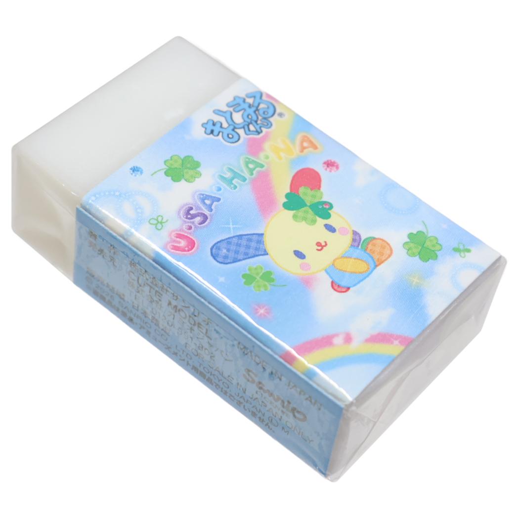 ウサハナ 消しゴム まとまるくん消しゴム Happy Clover Days サンリオ カミオジャパン 新学期準備文具 小学生 中学生 キャラクター グッズ メール便可 シネマコレクション
