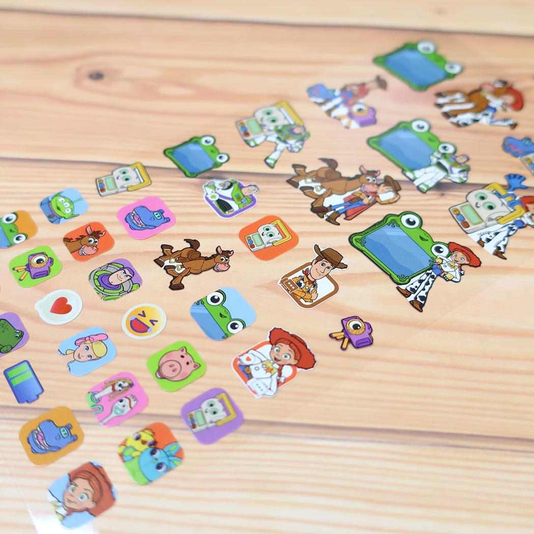 トイストーリー5 シールシート 4サイズステッカー 4size STICKER カラフルアイコン ディズニー カミオジャパン