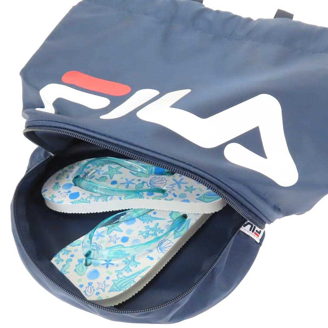 フィラ プールバッグ 2wayボンサック ネイビー FILA 高波クリエイト 海プール サマーレジャー用品 スポーツ グッズ