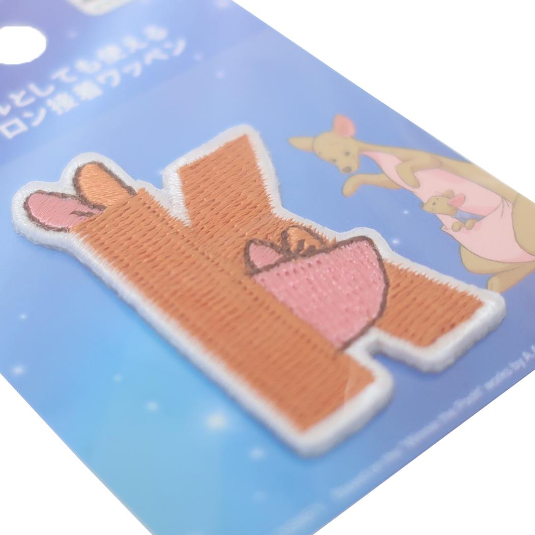 くまのプーさん ワッペン アルファベットワッペン K カンガ ディズニー 社コッカ 手芸用品 キャラクター グッズ メール便可 シネマコレクション