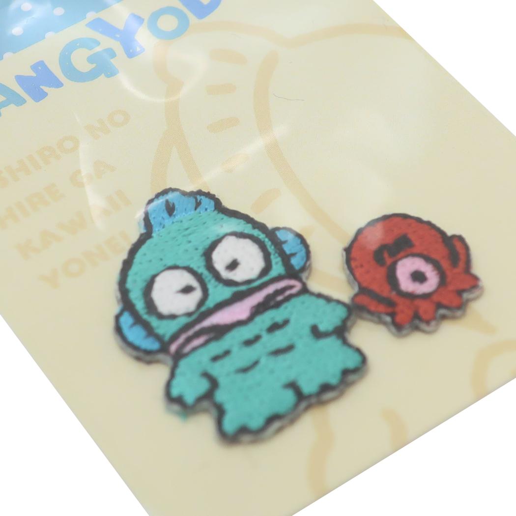 ハンギョドン ワッペン ぷちぷんと 2枚入り サンリオ 社コッカ 手芸用品 刺繍 ししゅう キャラクター グッズ メール便可 シネマコレクション