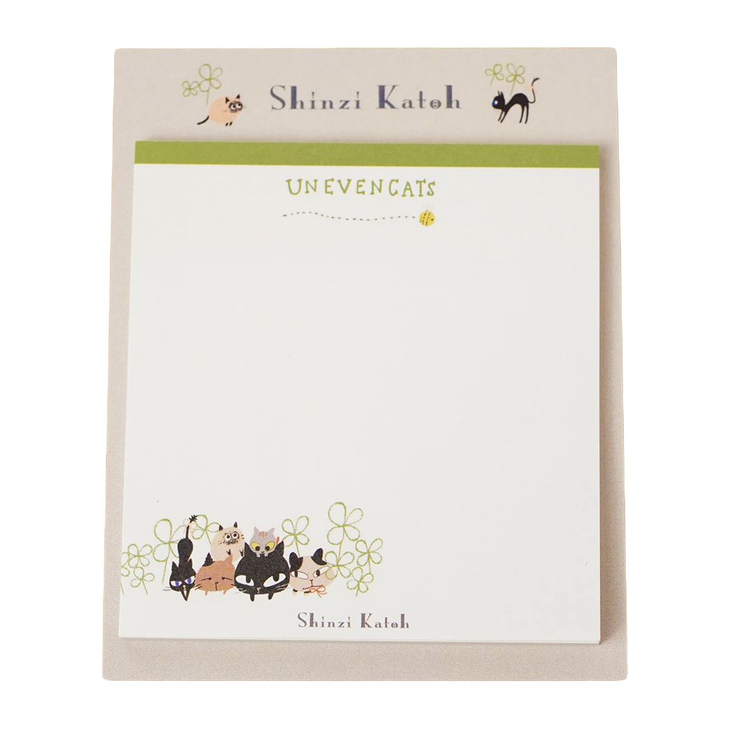 付箋 ふせん UNEVEN CATS clover 木野瀬印刷 新学期準備文具 かわいい グッズ メール便可 シネマコレクション