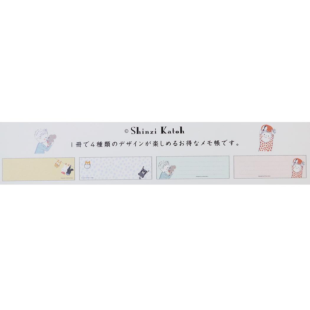 Shinzi Katoh シンジ カトウ メモ帳 一筆メモ Kawaii Mon Peluche hugful 木野瀬印刷