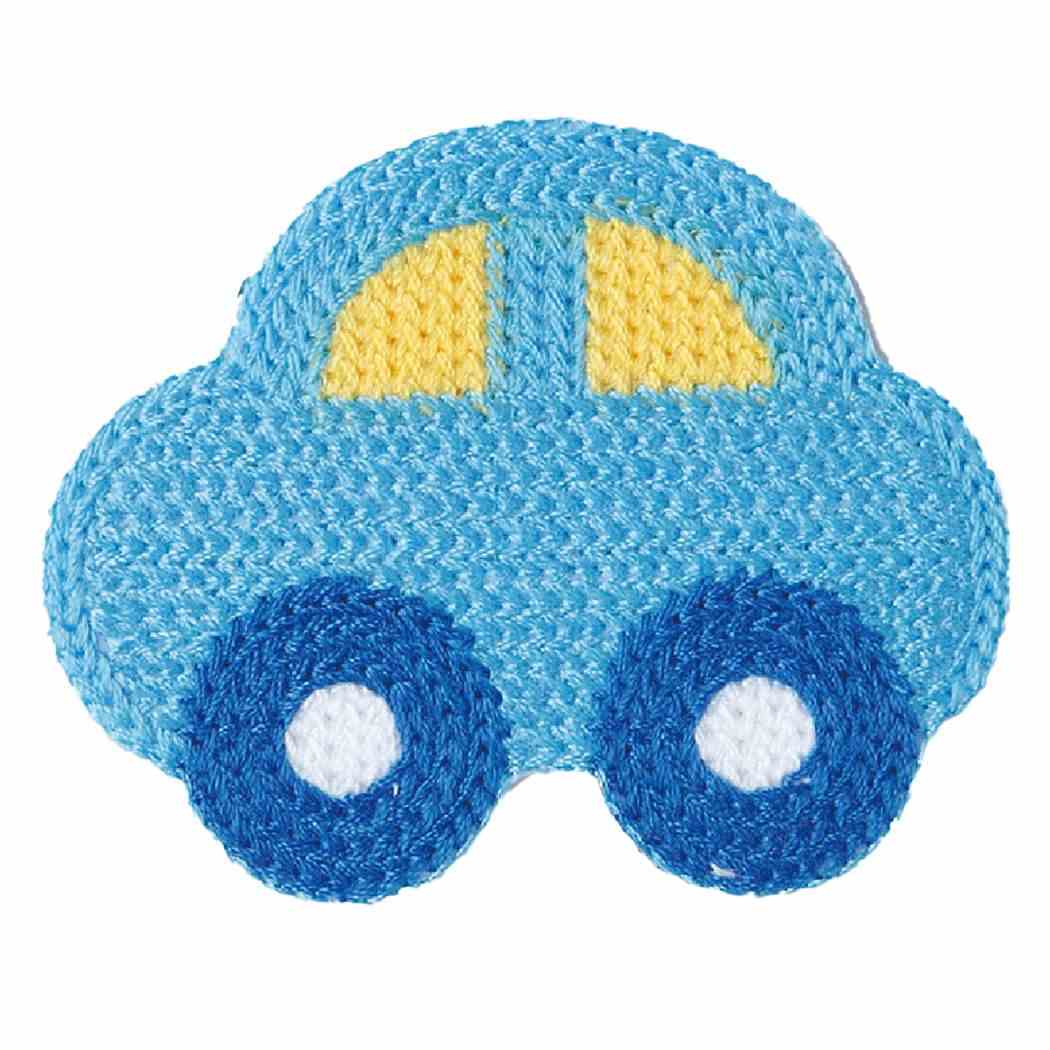 ワッペン ニットワッペン クルマ 新入学 車 お気に入りシリーズ 清原 手芸用品 アイロン接着 入園 幼稚園 小学生 キッズ 子ども グッズ メール便可 シネマコレクション