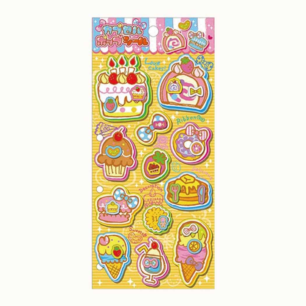 シールシート カプセルポップシール スイーツ 尾上萬 スマホデコ デコシール グッズ メール便可 シネマコレクション
