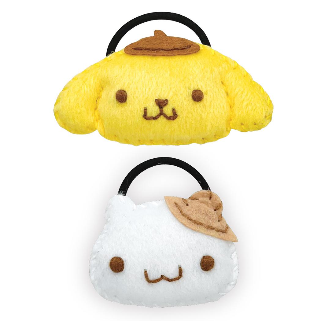 ポムポムプリン 手芸用品 はじめてのソーイングキット ヘアゴムシリーズ ポムポムプリン&マフィン サンリオ 尾上萬 ハンドメイド 裁縫 キャラクター グッズ メール便可 シネマコレクション