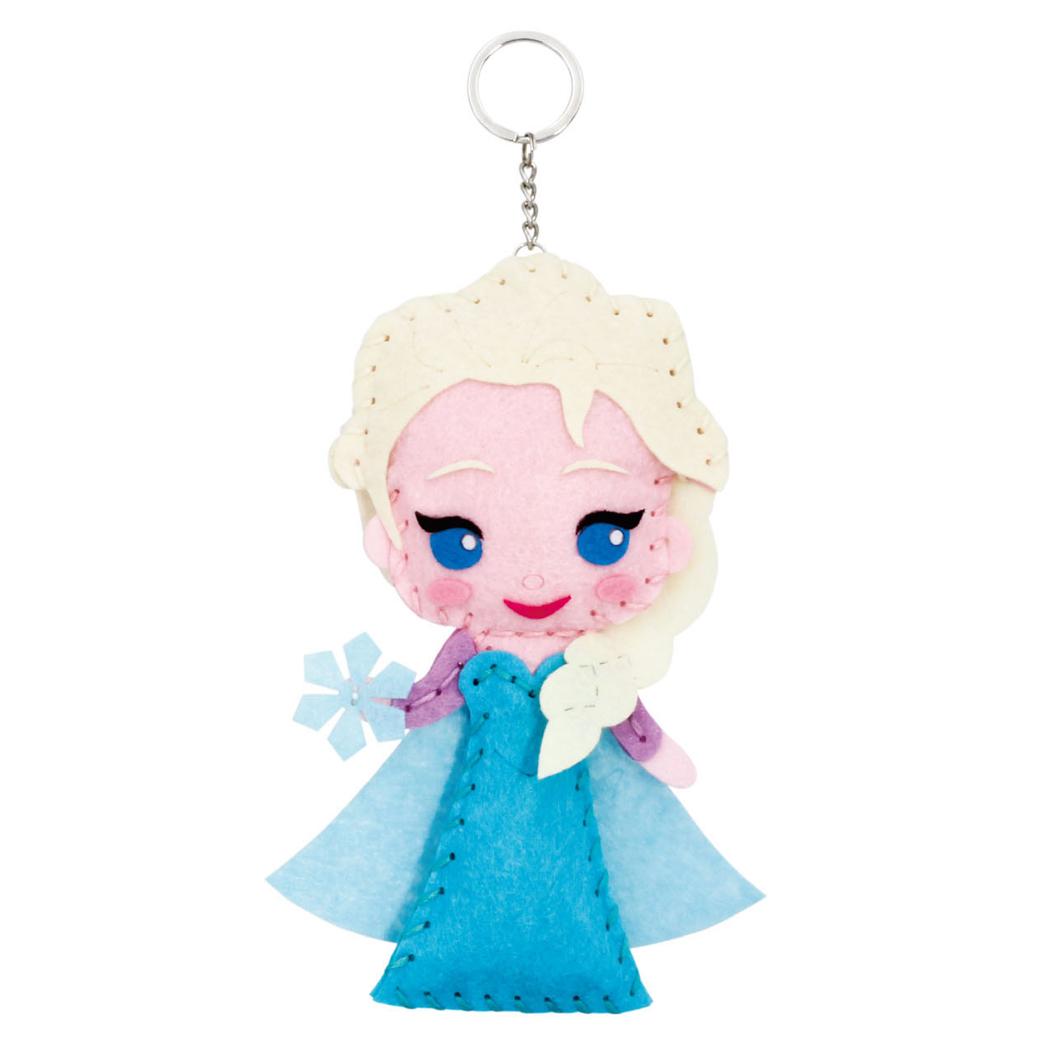アナと雪の女王 手芸用品 はじめてのソーイングキット キーホルダーシリーズ エルサ ディズニー 尾上萬 ハンドメイド 裁縫 キャラクター グッズ メール便可 シネマコレクション