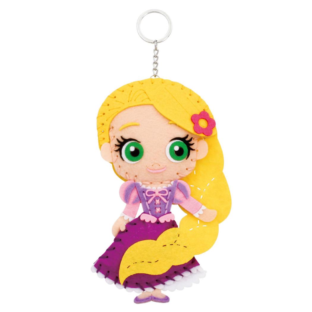 塔の上のラプンツェル 手芸用品 はじめてのソーイングキット キーホルダーシリーズ ディズニープリンセス 尾上萬 ハンドメイド 裁縫 キャラクター グッズ メール便可 シネマコレクション