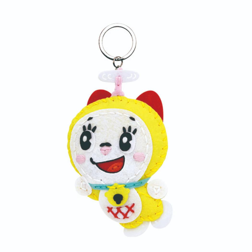 ドラえもん 手芸用品 はじめてのソーイングキット キーホルダーシリーズ ドラミ 藤子F不二雄 尾上萬 ハンドメイド 裁縫 アニメキャラクター グッズ メール便可 シネマコレクション