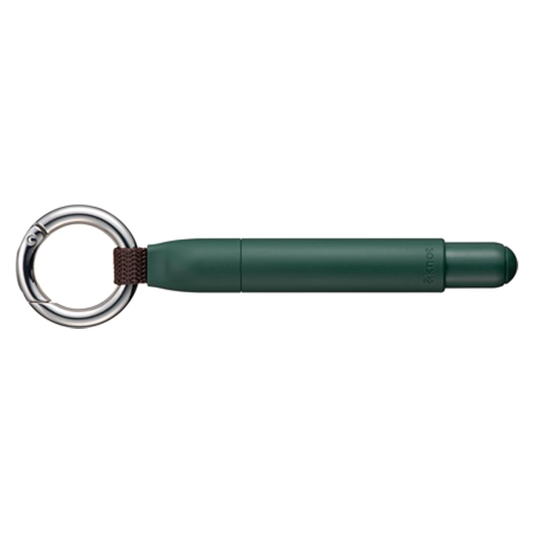 &knot ボールペン カラビナ付きボールペン ジェットストリームインサイド 0.5mm シダーグリーン 三菱鉛筆